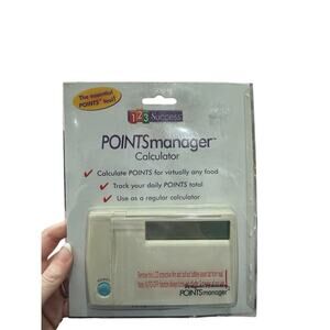Weight Watchers 123 Success Points Manager Calculator 1997 Calorie Counter Track